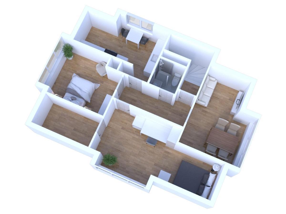 Schoenes City-Apartment Mit 2 Schlafzimmer, Parkplatz, Ruhig Und Hell, D46-Dg Oldenburg Ngoại thất bức ảnh