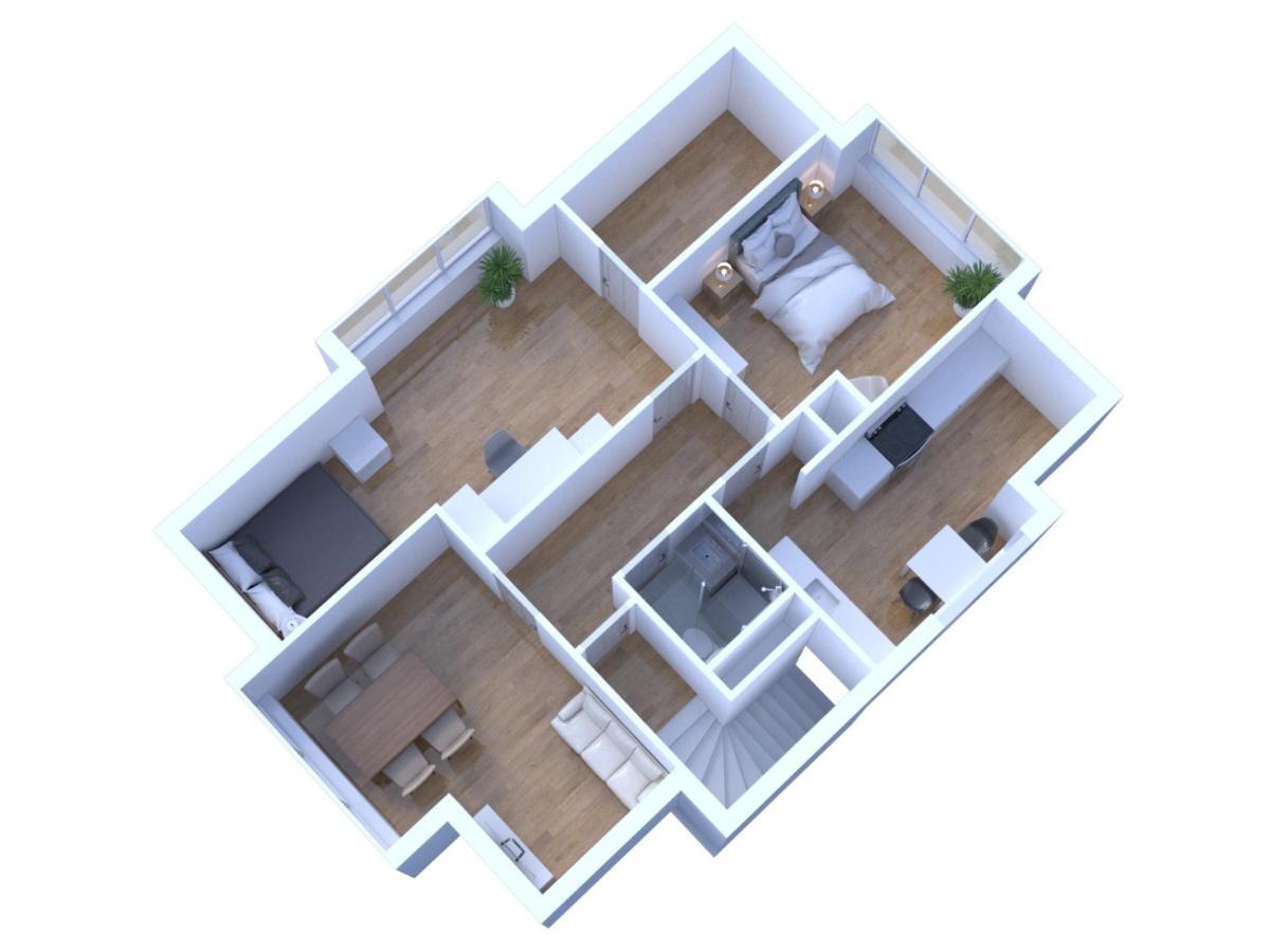 Schoenes City-Apartment Mit 2 Schlafzimmer, Parkplatz, Ruhig Und Hell, D46-Dg Oldenburg Ngoại thất bức ảnh